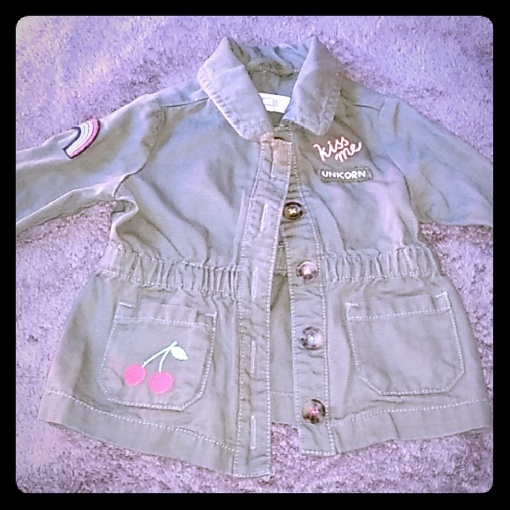 Baby girl jeans and jean jacket 3-6 both pieces